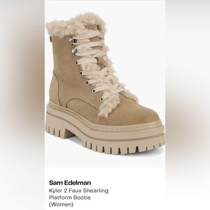 Sam Edelman Kyler 2 Faux Shearling Platform Bootie